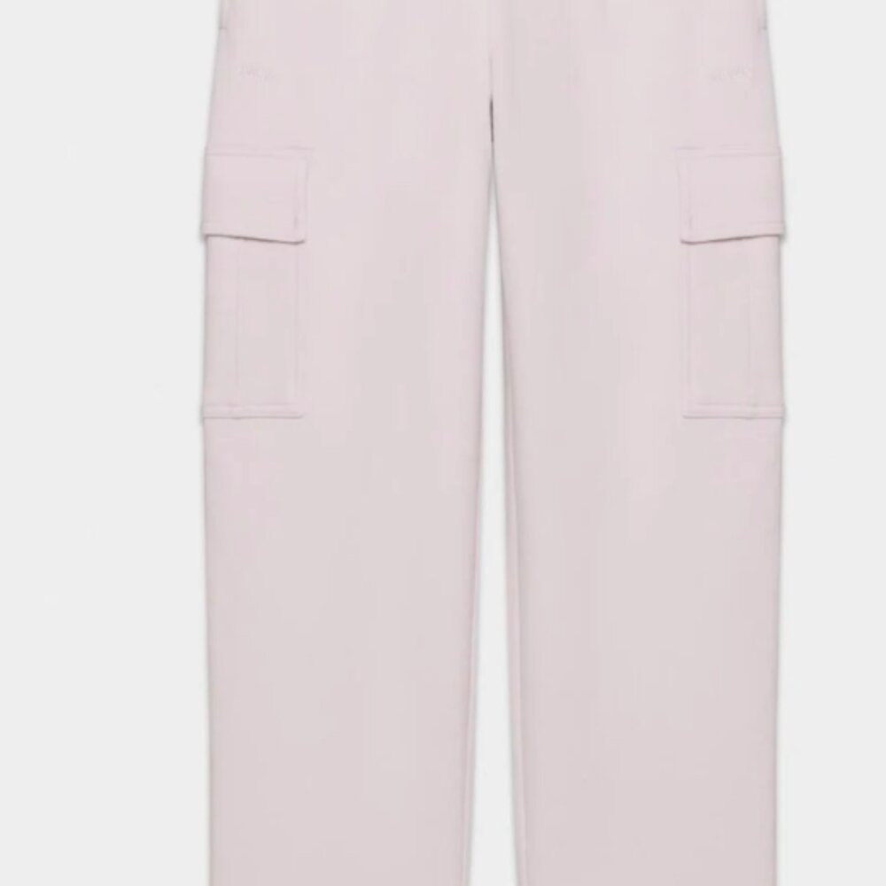 Aritzia Cozy Fleece Mega Cargo Sweatpant Sugarplum Lilac Pink Purple
